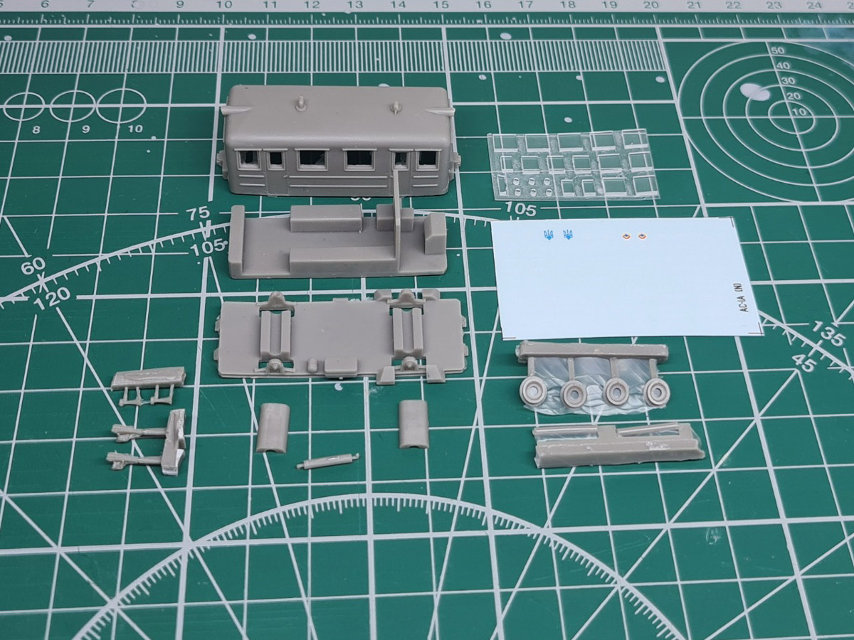 N scale Kit for assembly of Soviet motor vehicle AC1A